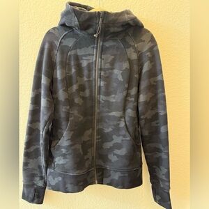 Lululemon Camo zip up hoodie